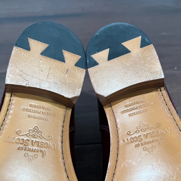 The Office of Angela Scott - Mr. Colin Red Leather Double Monk Strap Oxford - 40 - Picture 9 of 14